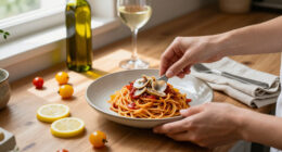 Spaghetti Con Colatura Di Alici, ’Nduja, Limone E Pomodorini Gialli