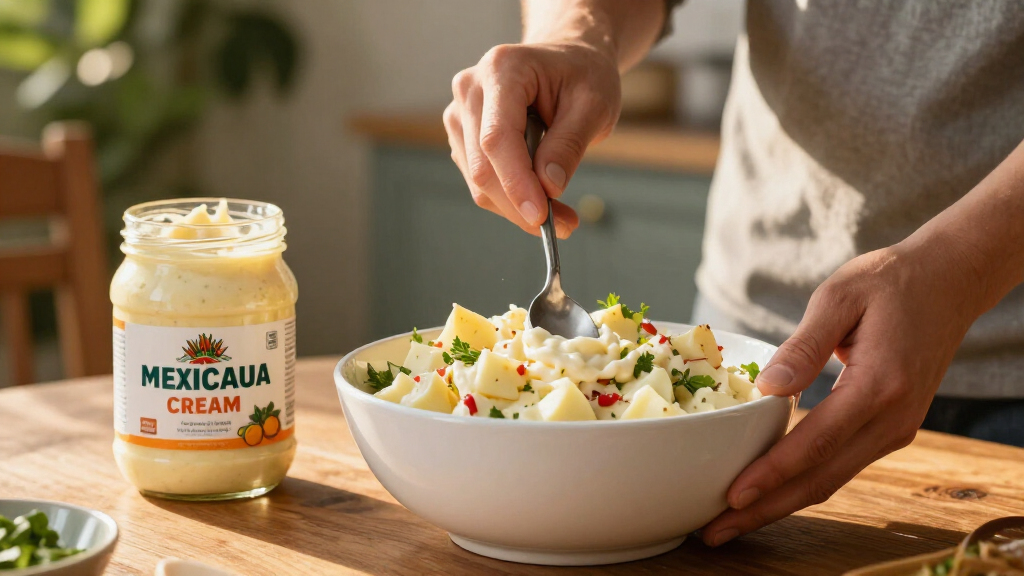 Why I Swap Mexican Crema For Mayo In My Potato Salad