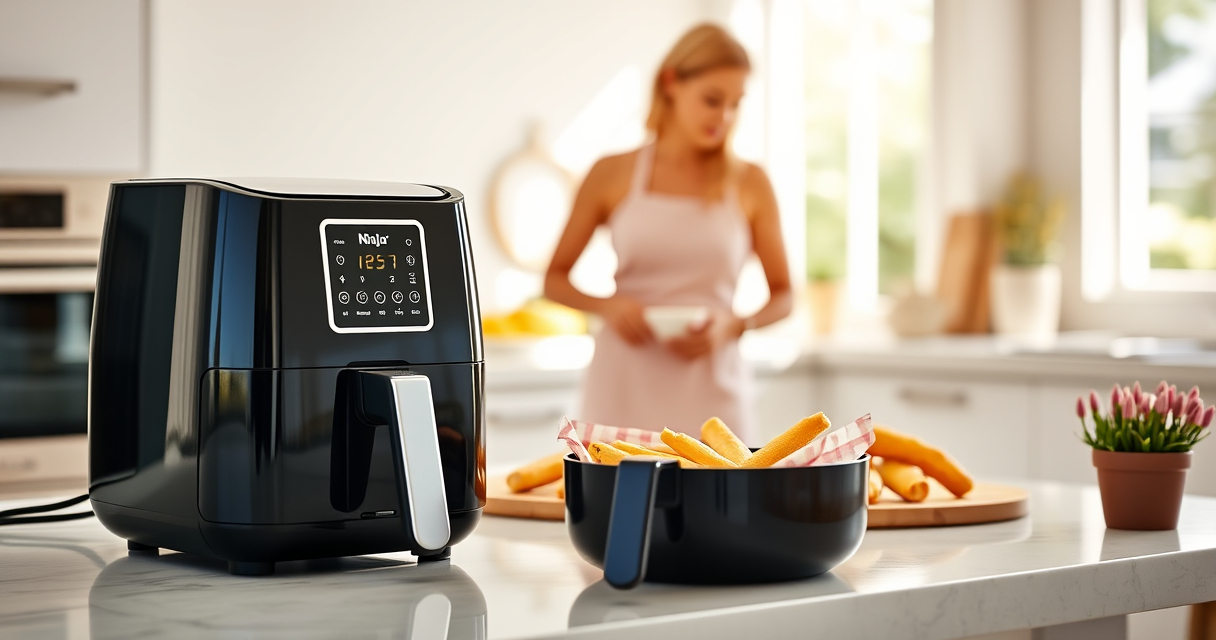 Beat the Summer Heat with Ninja Air Fryer 4 Qt – Perfect for Crispy Snacks