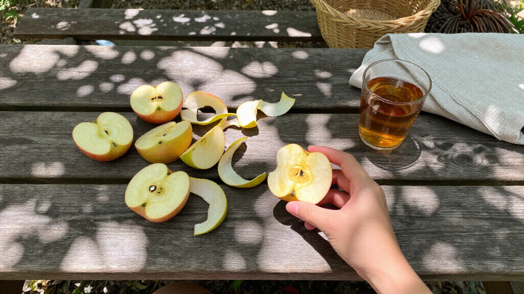 Eating Fruit Skins