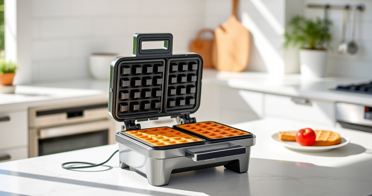 Make Summer mornings special with the Ninja Belgian Waffle Maker Pro
