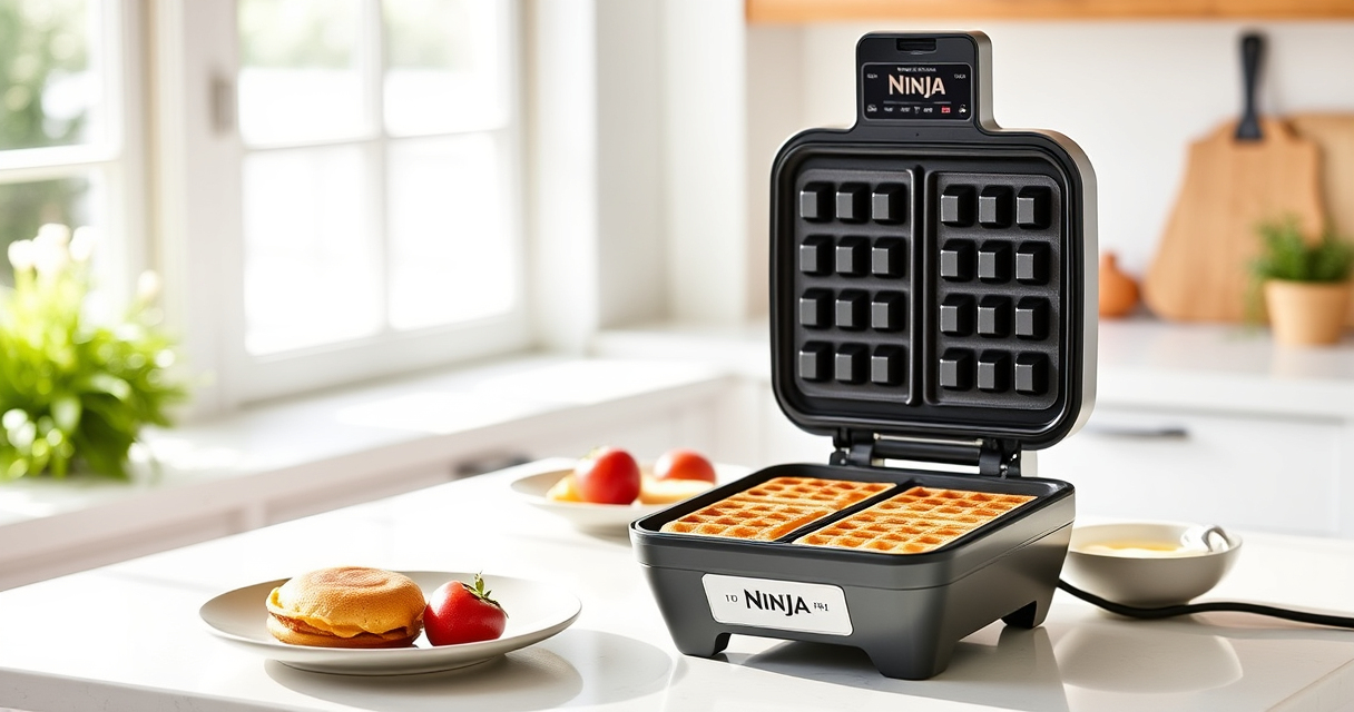 Master Summer Waffles with the Ninja Belgian Waffle Maker Pro