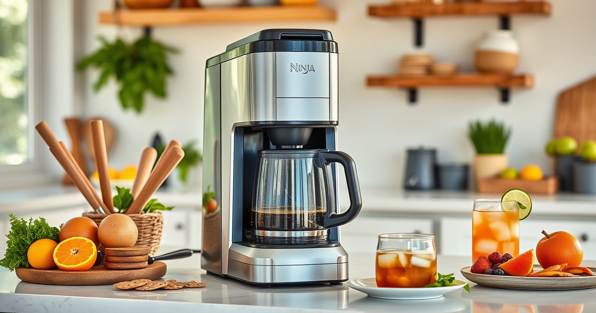 Sizzle & Sip: Ninja Hot & Iced XL Coffee Maker for Summer Evenings