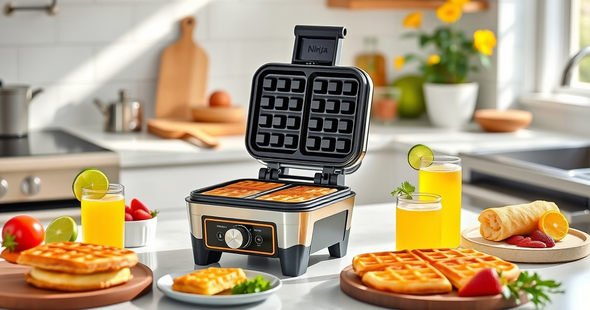 Summer Recipe Ideas with the Ninja Belgian Waffle Maker Pro